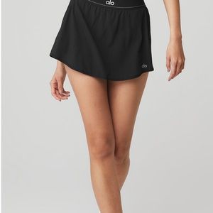 Aloyoga match point tennis skirt black size M